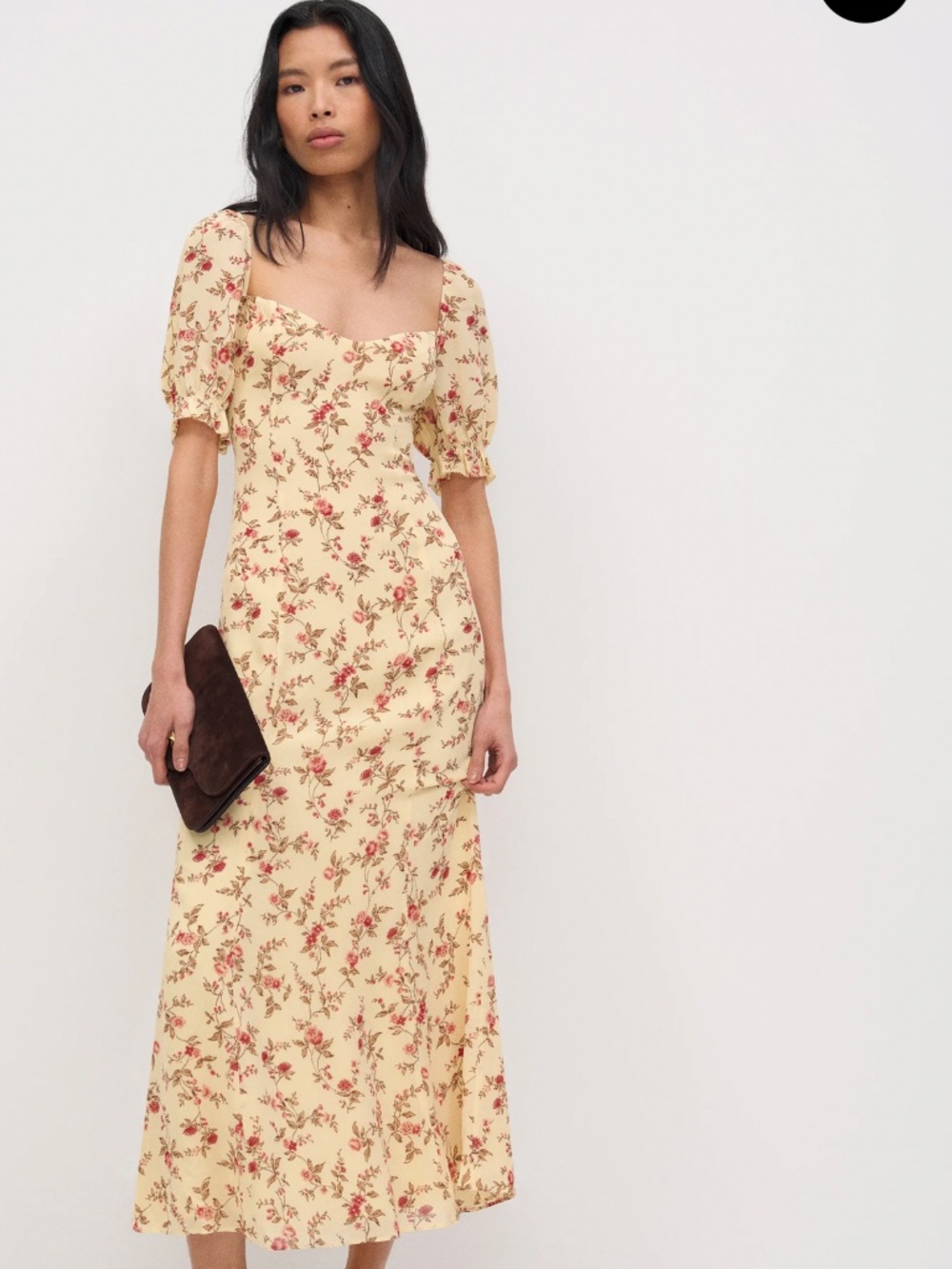 Reformation Gloria Dress Yellow - Size 4